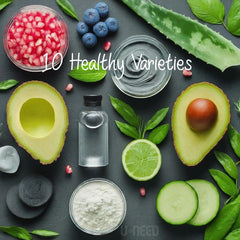 U-NEED Avocado face sheet mask nourishes deeply for dewy skin.