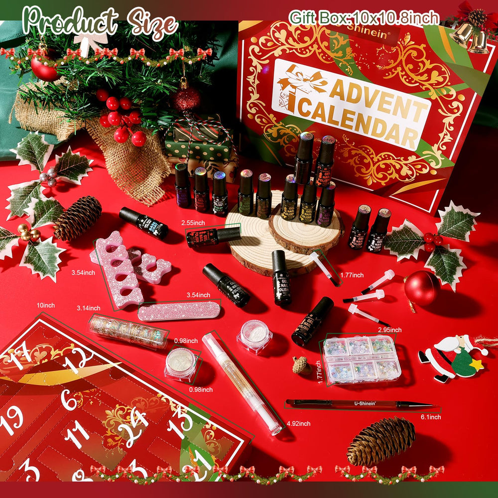 U-Shinein cuticle oil bottle—nourish nails during festive touch-ups.