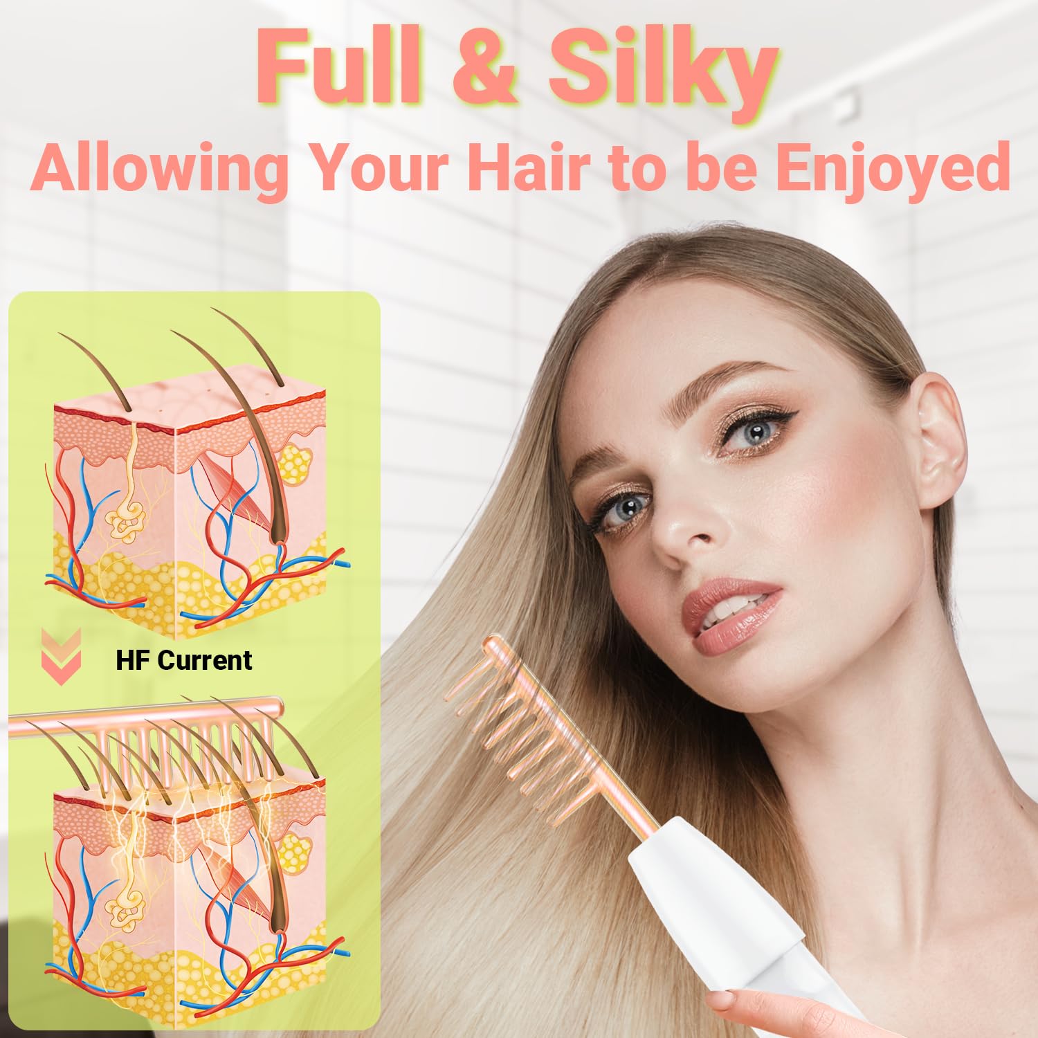 Uaike orange bend tube for contour friendly application.