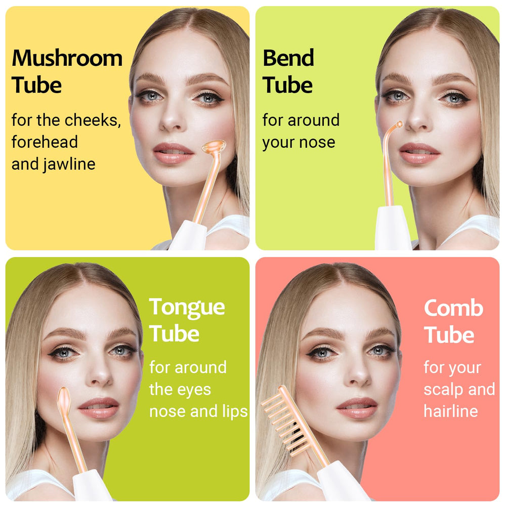 Uaike orange tongue tube for precise facial areas.