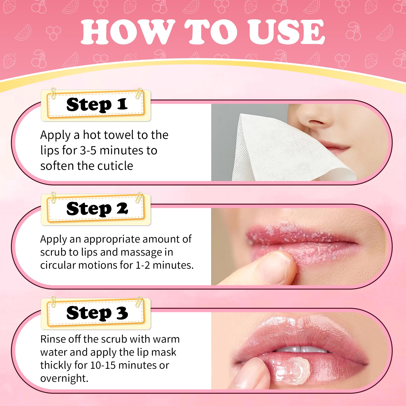 UAOE night lip mask application scene ready for overnight repair.