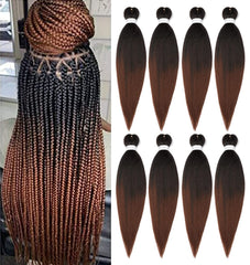 Ubeleco braiding hair 24in ombre packaging close-up for easy DIY braids
