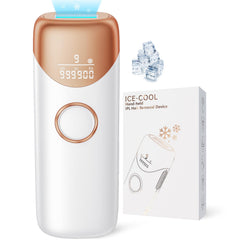 Ubroo IPL hair removal device with ice cooling for gentle at-home sessions