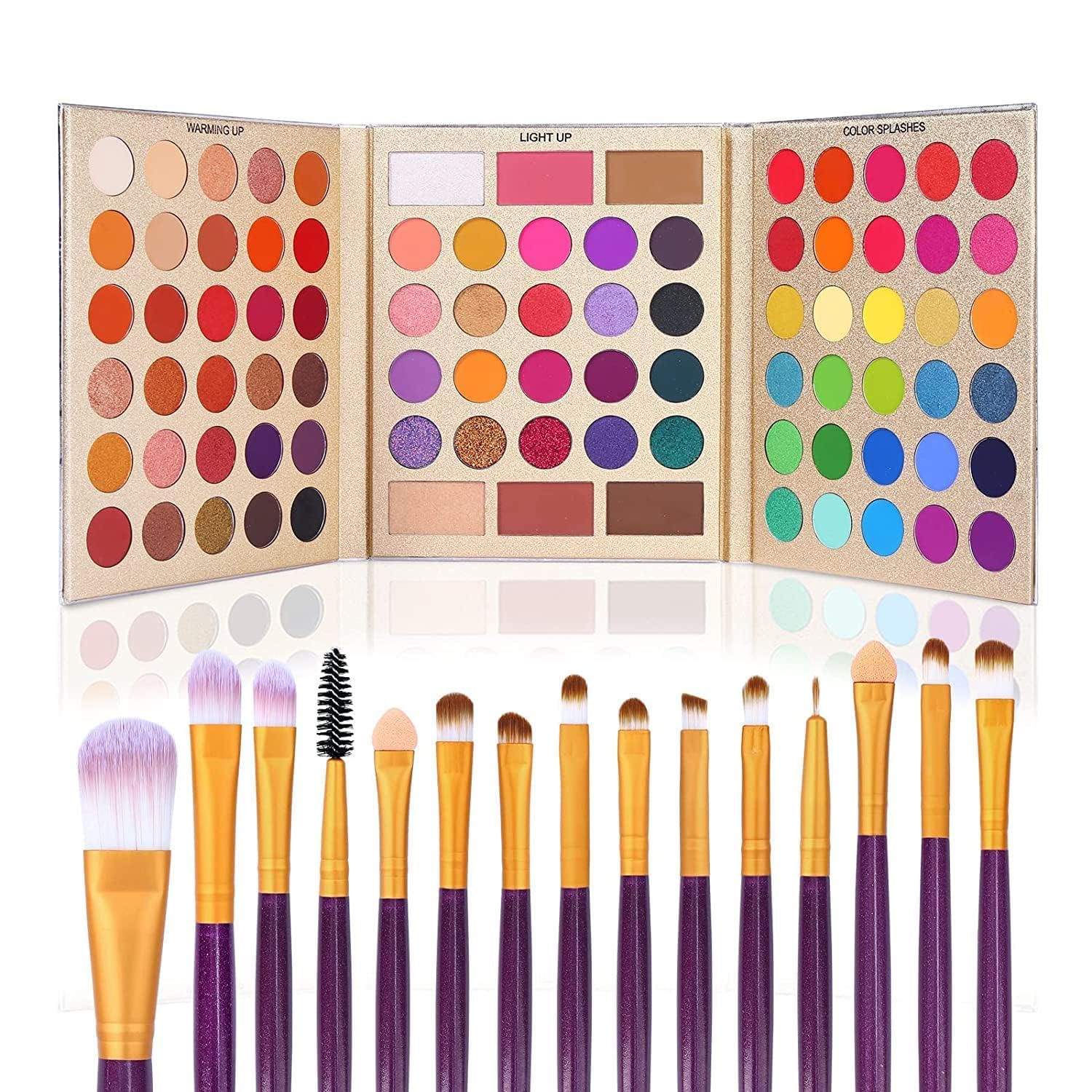 UCANBE 86-color palette for versatile daytime to evening looks.