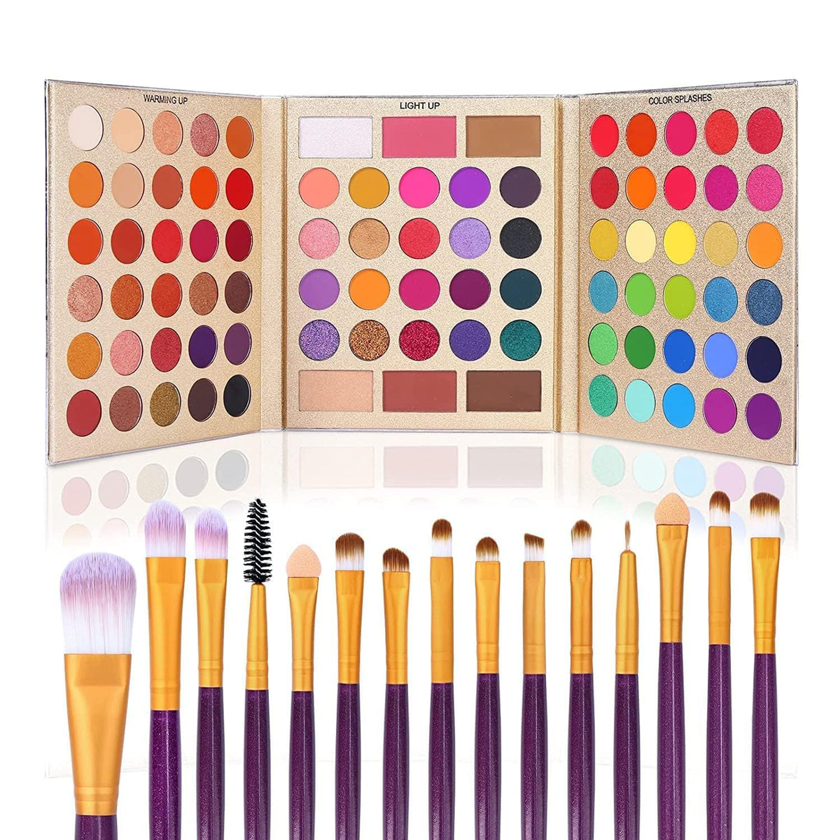 UCANBE 86-color palette for versatile daytime to evening looks.