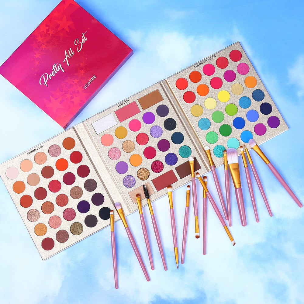 UCANBE 15pc brush set included for flawless application and blending