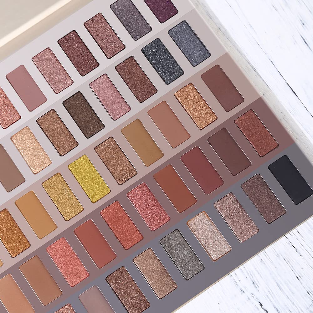 UCANBE 60 Colors Neutral Palette packaging angle highlighting travel-friendly kit