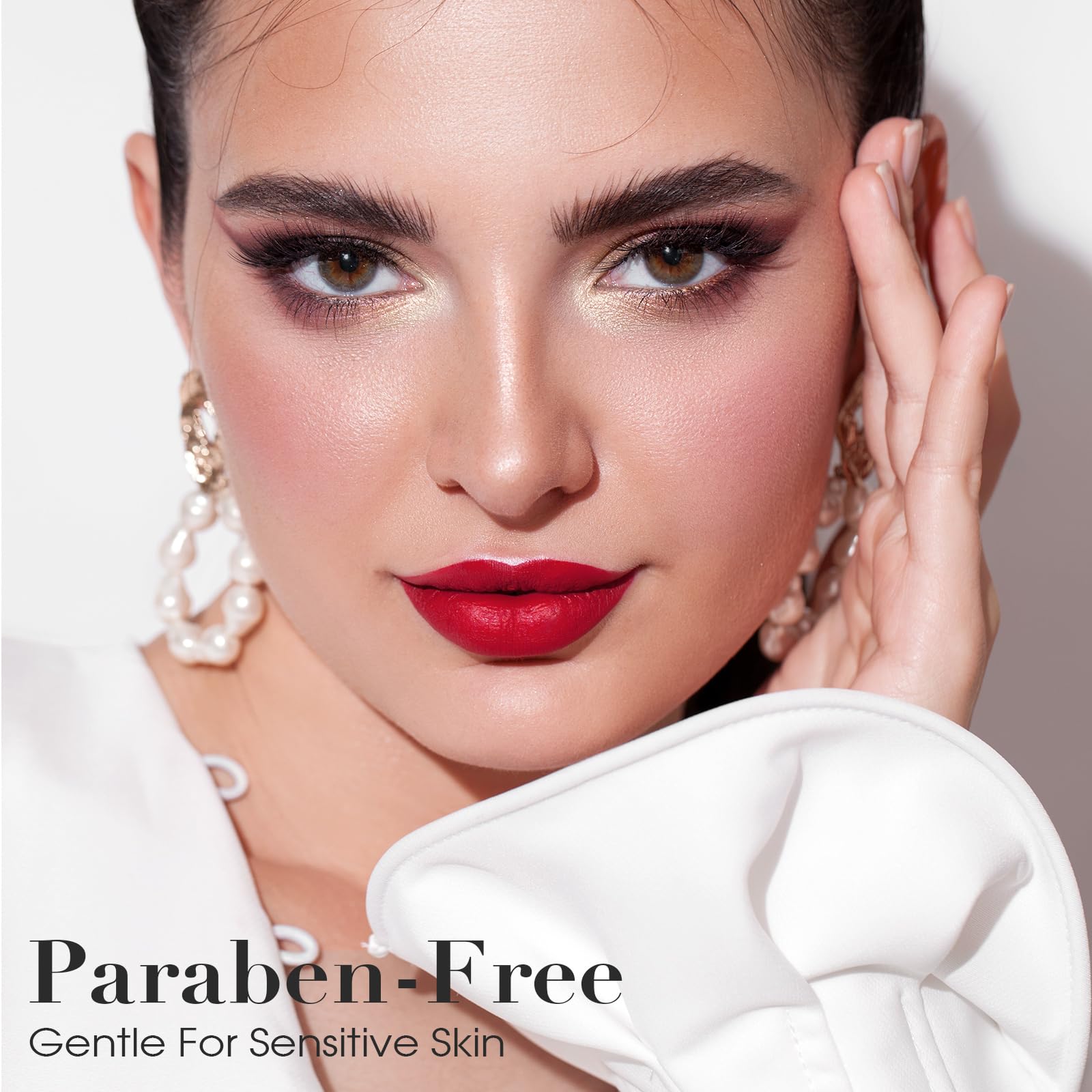 UCANBE All-in-One Baked Palette blush shade delivers natural flush and rosy glow