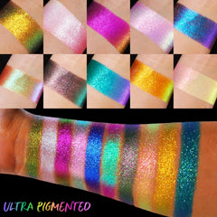 UCANBE Chameleon palette creamy texture glides on smoothly for crease-free wear.