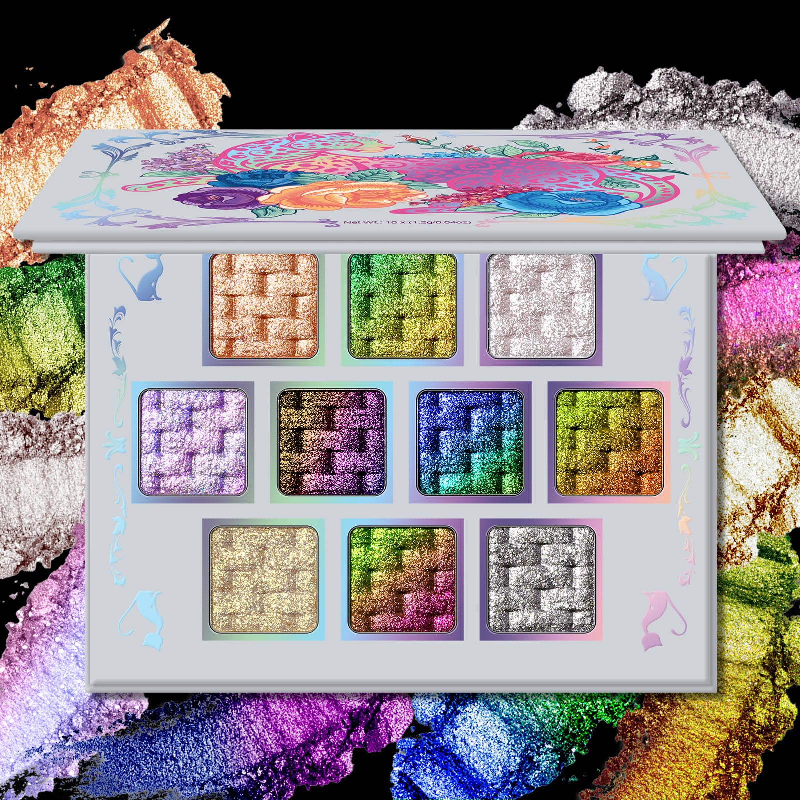 UCANBE Chameleon palette open for dramatic multichrome shifts