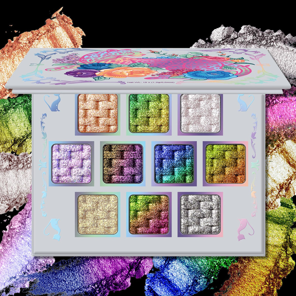 UCANBE Chameleon palette open for dramatic multichrome shifts