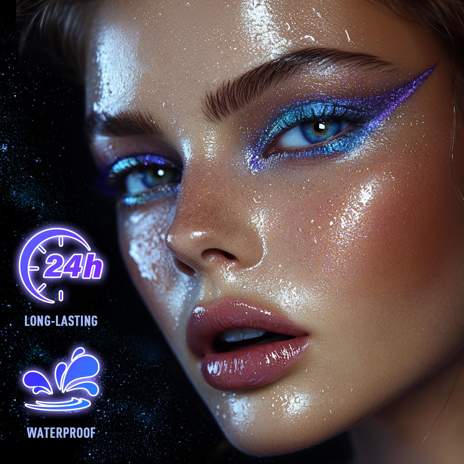 UCANBE chameleon waterproof smudge-proof formula, stays through heat and humidity.