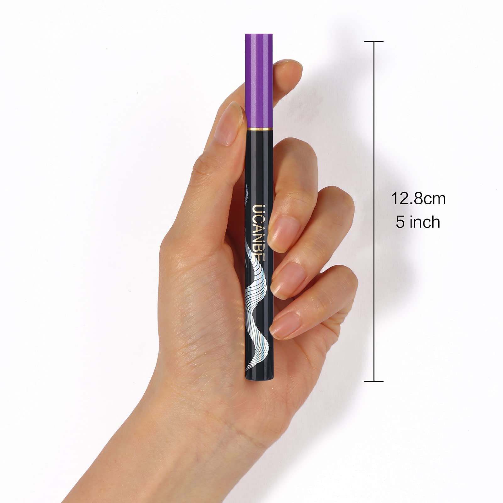 UCANBE evening makeup look showcasing bold color on upper lid