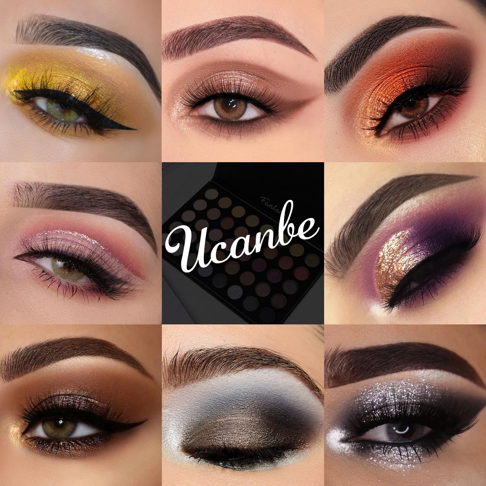 UCANBE applied subtle daytime eye look demonstrating natural finish