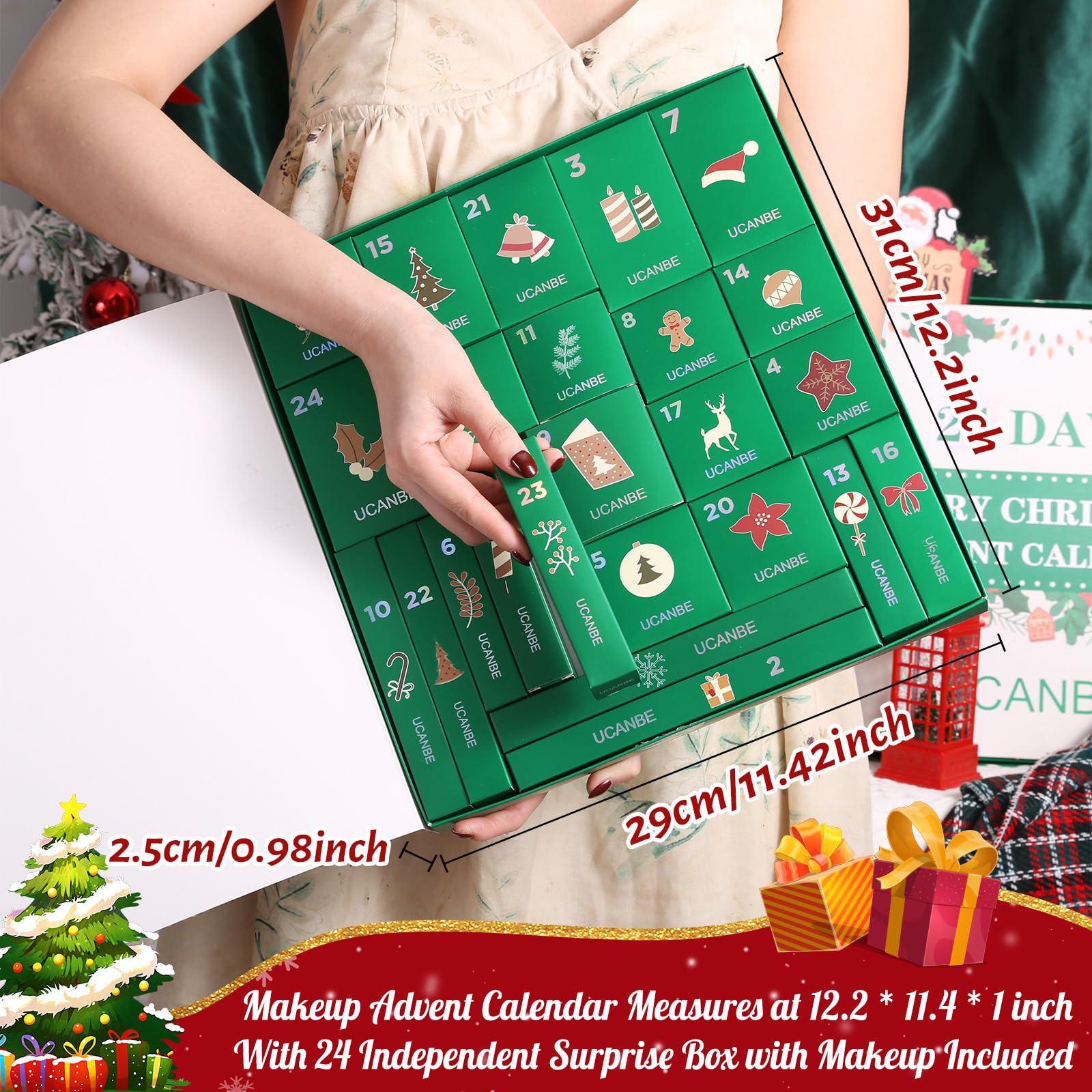 UCANBE gift-ready box with holiday wrap ready to gift