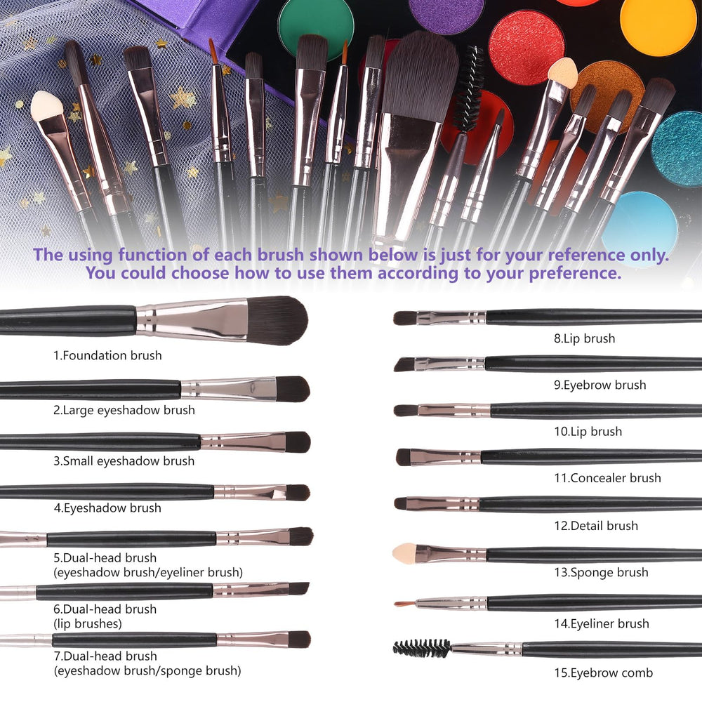 UCANBE Long-wearing, sweat-proof and waterproof pigments for all-day color.