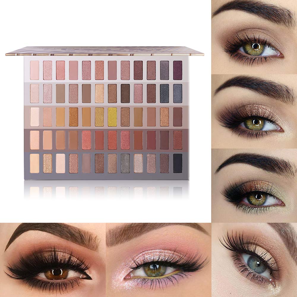 UCANBE Neutral Palette close-up of satin and metallic shades for dimensional glow