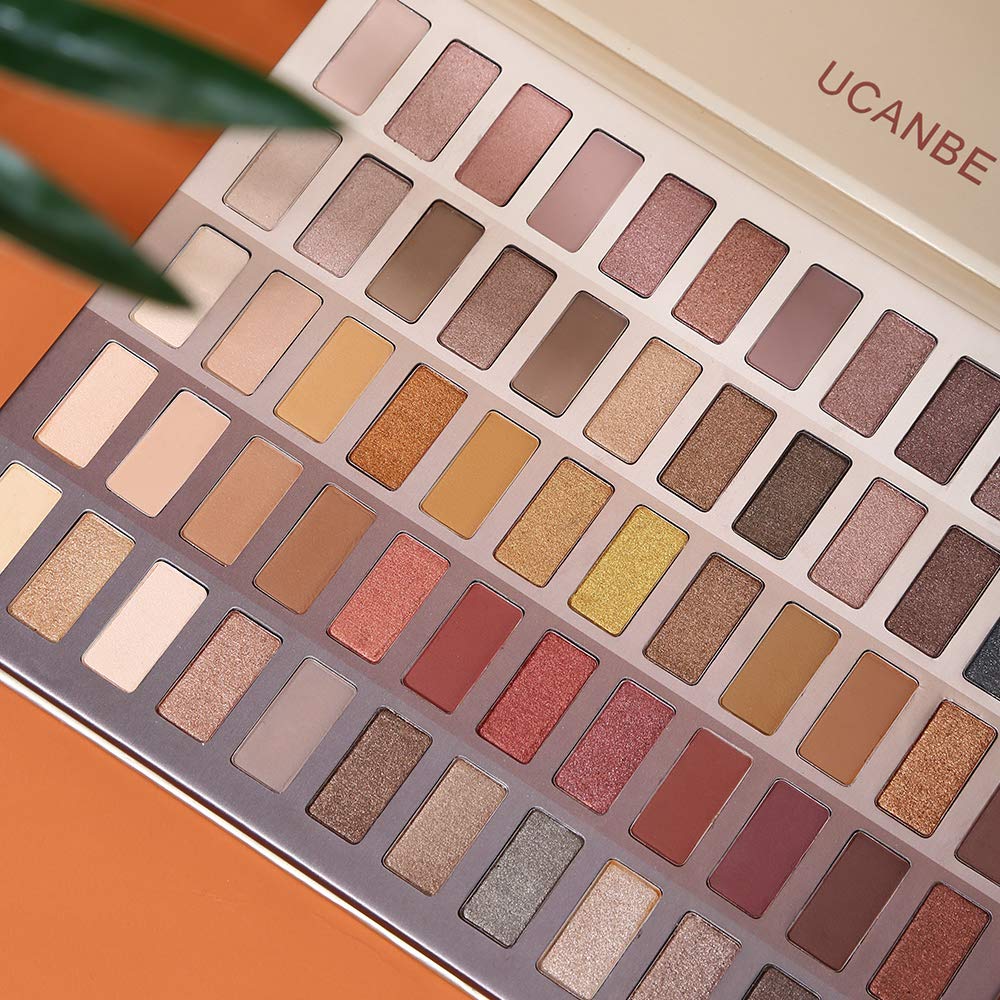 UCANBE Palette in use demonstrates natural-to-glam looks with layered shadows
