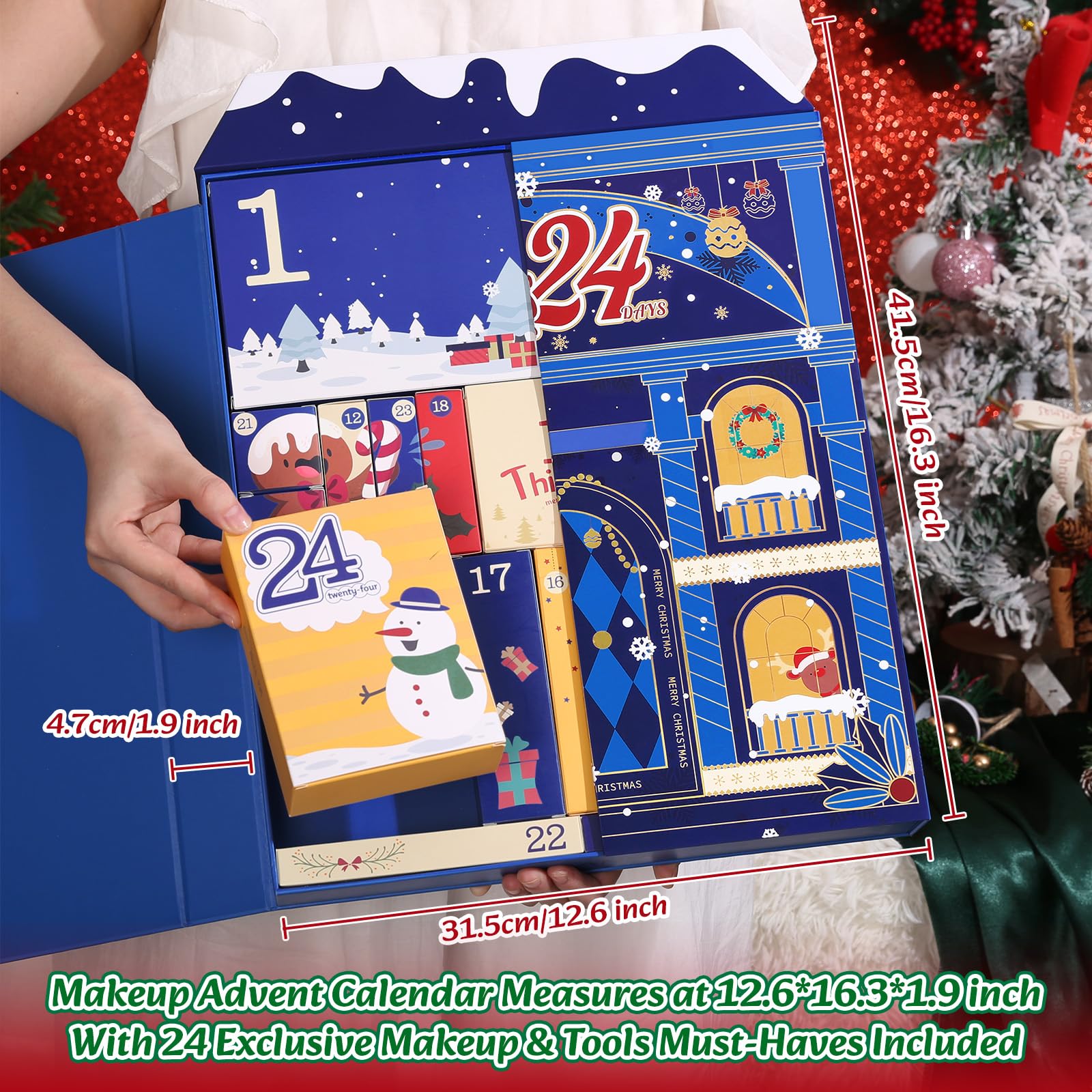 UCANBE gift box showcases a complete makeup collection for gifting.