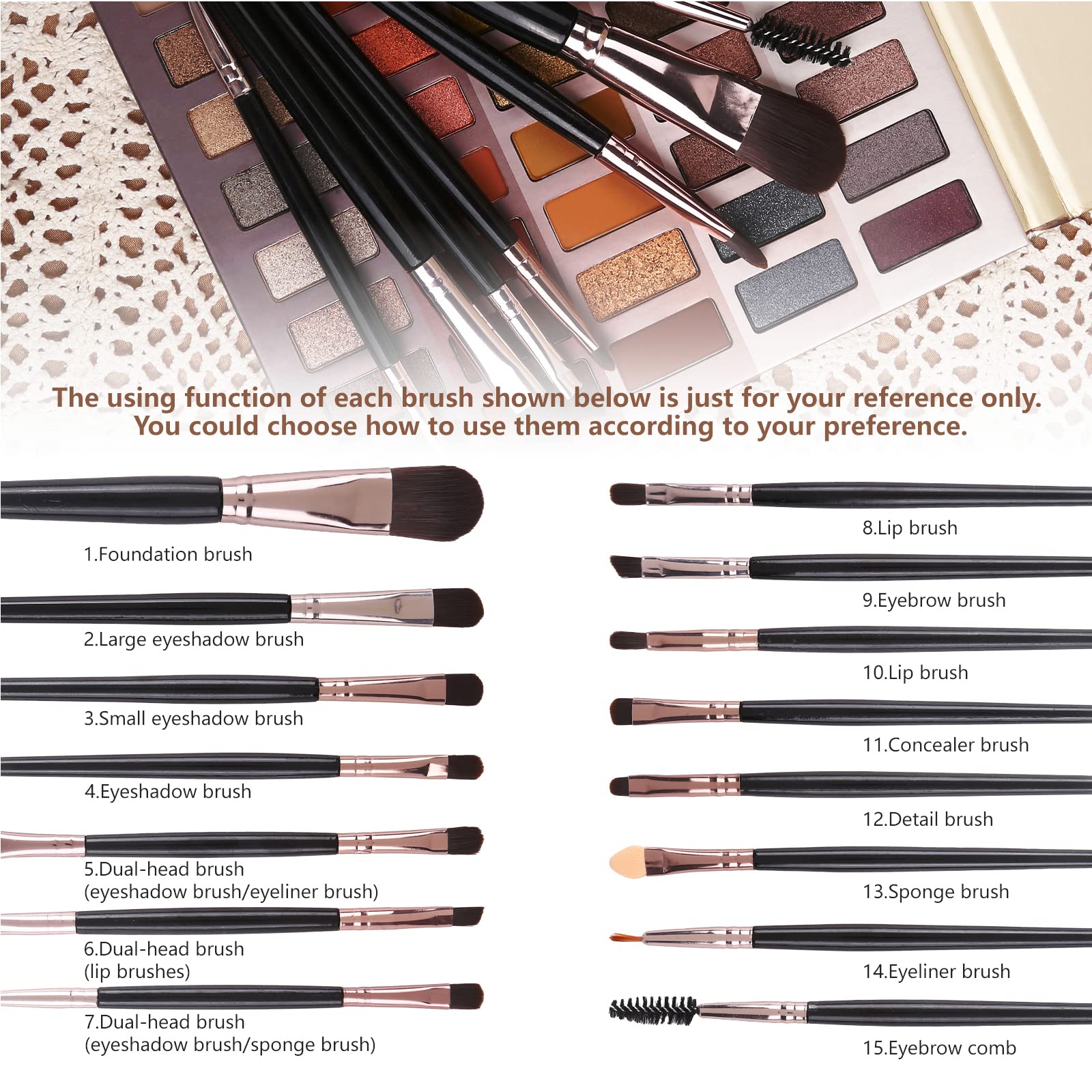 UCANBE matte and shimmer finishes offer buildable color with wet or dry applications