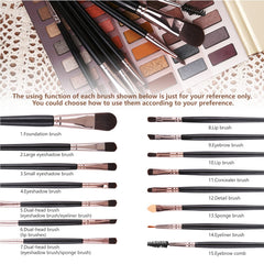 UCANBE matte and shimmer finishes offer buildable color with wet or dry applications