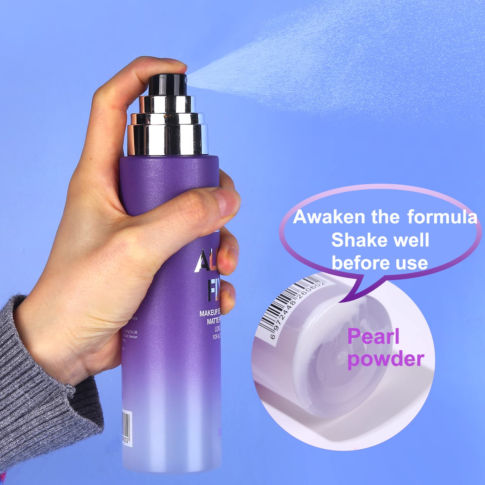 UCANBE pearl powder brightening detail for luminous appearance without heaviness