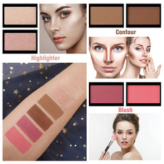 UCANBE Pretty All Set contour colors help shape and definition.