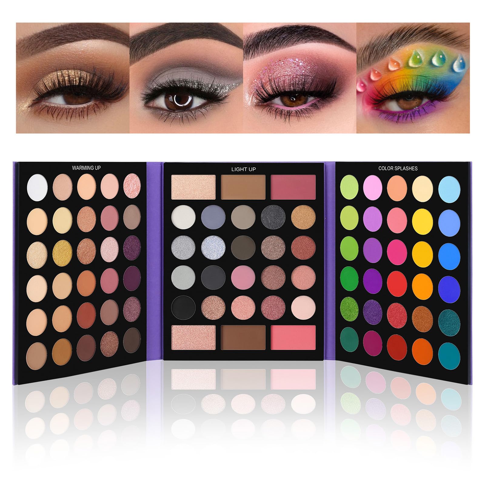 UCANBE Pretty All Set eyeshadow palette compact for on-the-go looks.