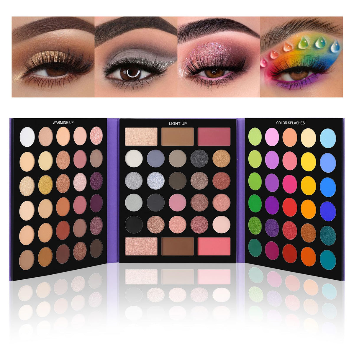 UCANBE Pretty All Set eyeshadow palette compact for on-the-go looks.