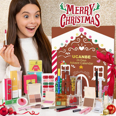 UCANBEMAKEUP advent calendar 2025 boxed collection highlighting 24 full-size gifts
