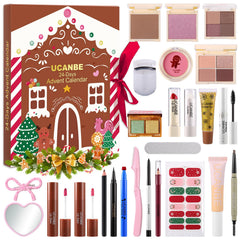 UCANBEMAKEUP makeup advent calendar 2025 cover with festive gift-ready packaging