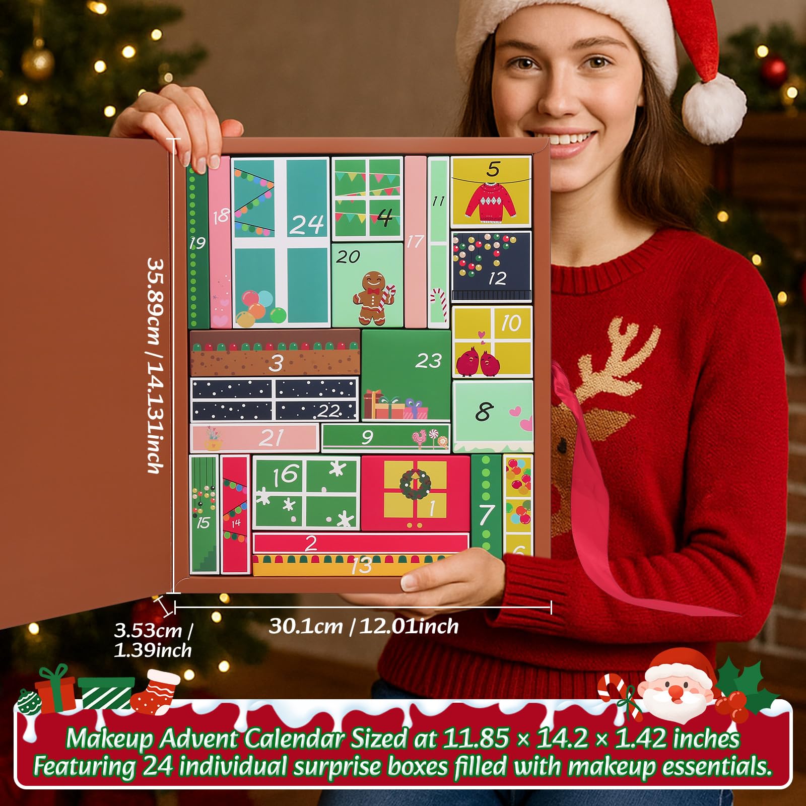 UCANBEMAKEUP makeup advent calendar 2025 unboxing captures daily surprise reveals