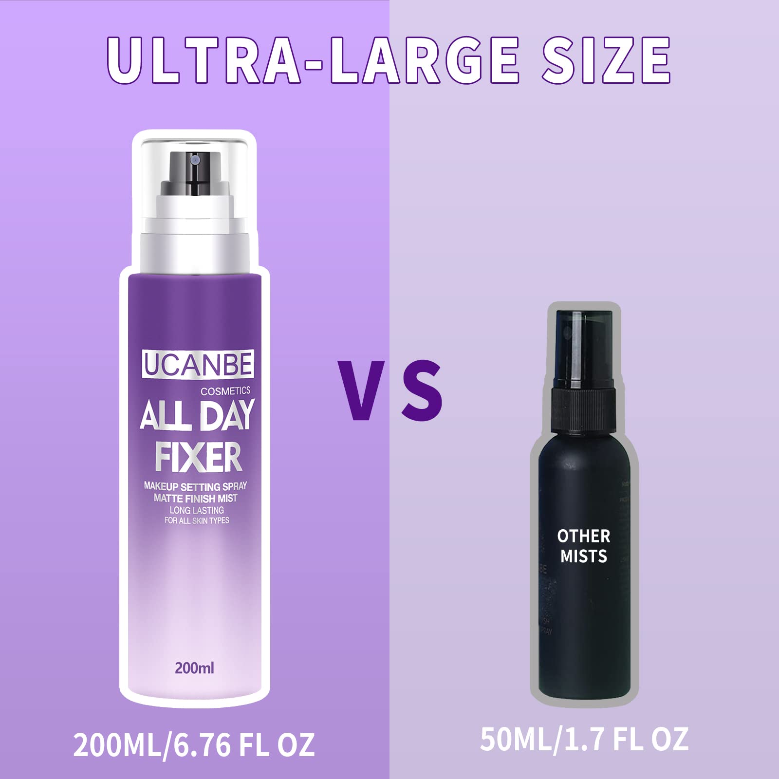 UCANBEMAKEUP refillable bottle ideal for travel and trips