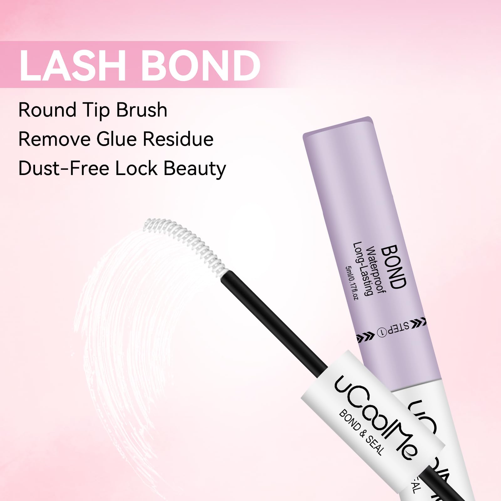 UCOOLME Formula reduces clumping and provides a natural lash look.