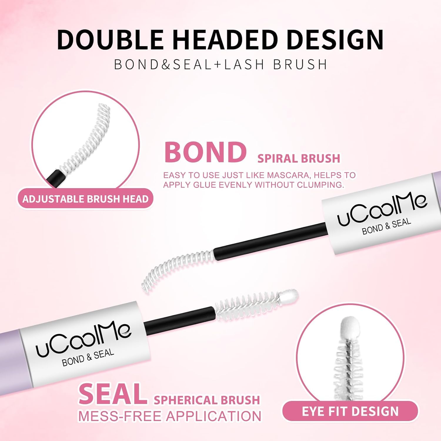 UCOOLME Sleep-safe lashes stay put through sleep and daily movement.