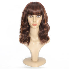 Ucubb short bob wavy wig with bangs photo 2 versatile day-to-evening look