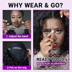 UCUVIC Curly Bob Wig 5x5 side part shows versatile styling options for daily looks.