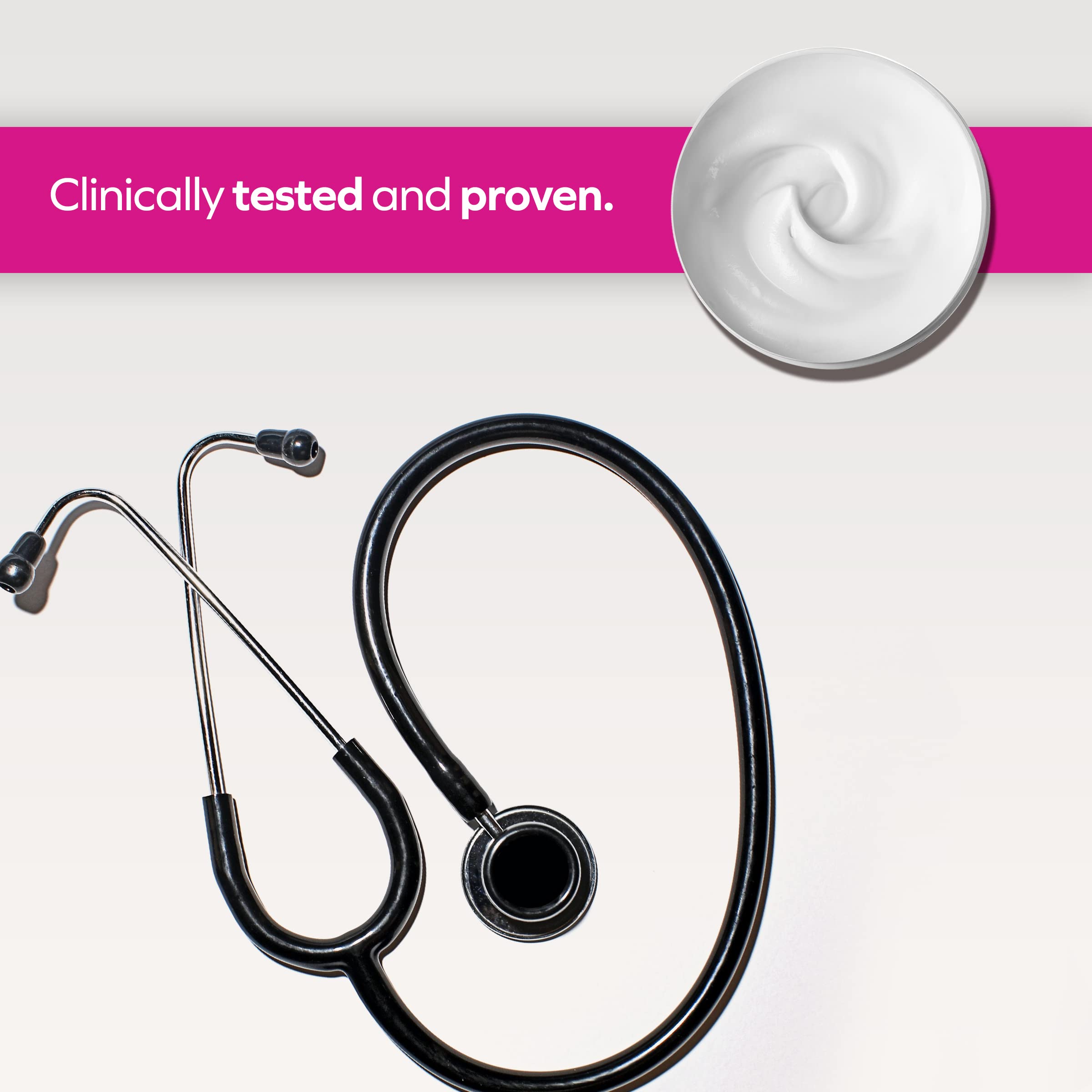Udderly Smooth cream on dry skin shows soothing feel and relief.