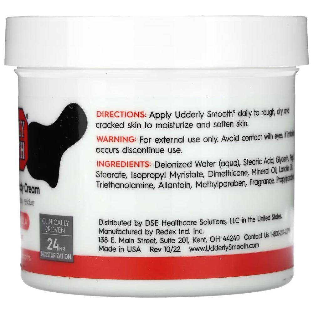 Udderly Smooth light fragrance closeup conveys soft, pleasant scent during routine