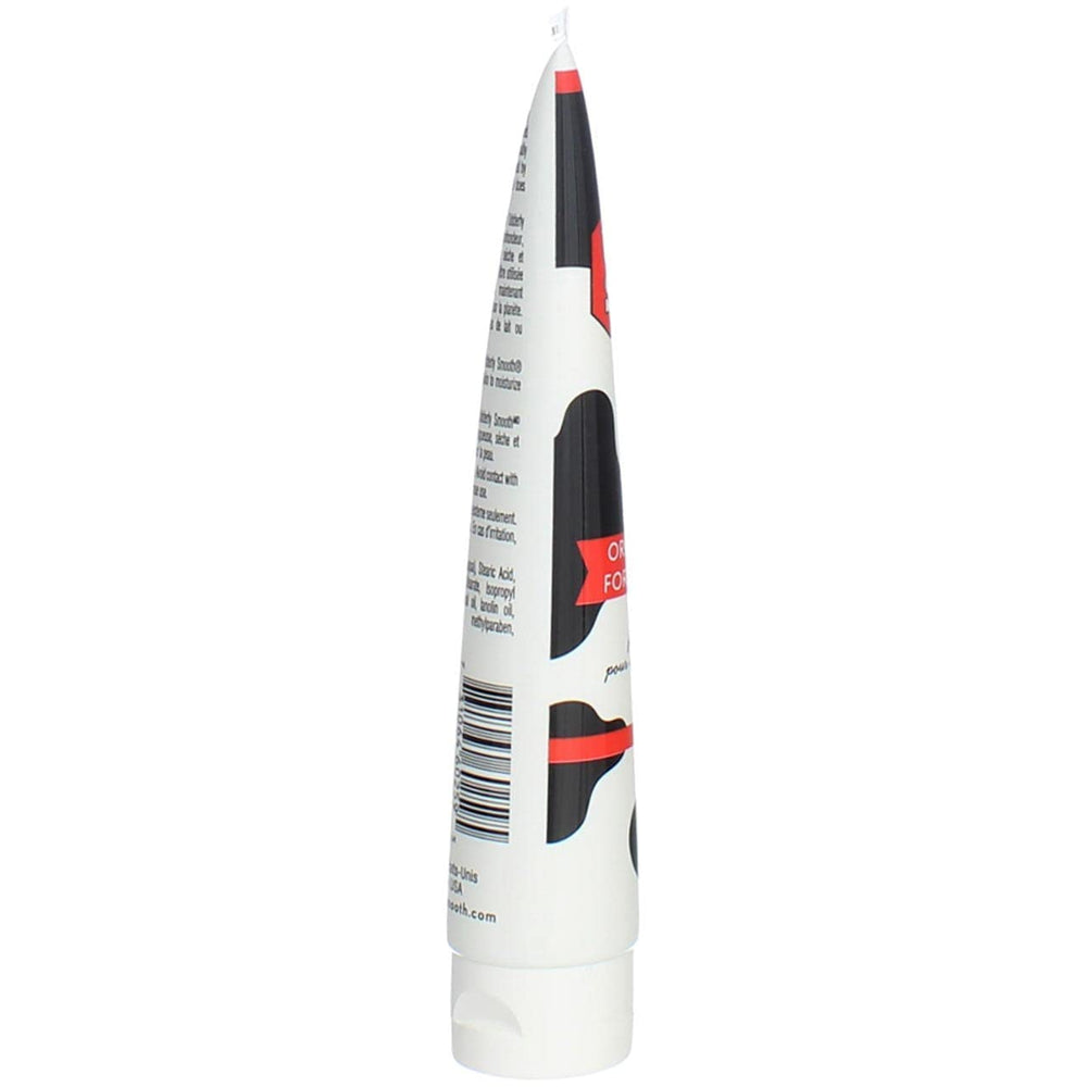 Body application shot showing Udderly Smooth for smoother skin