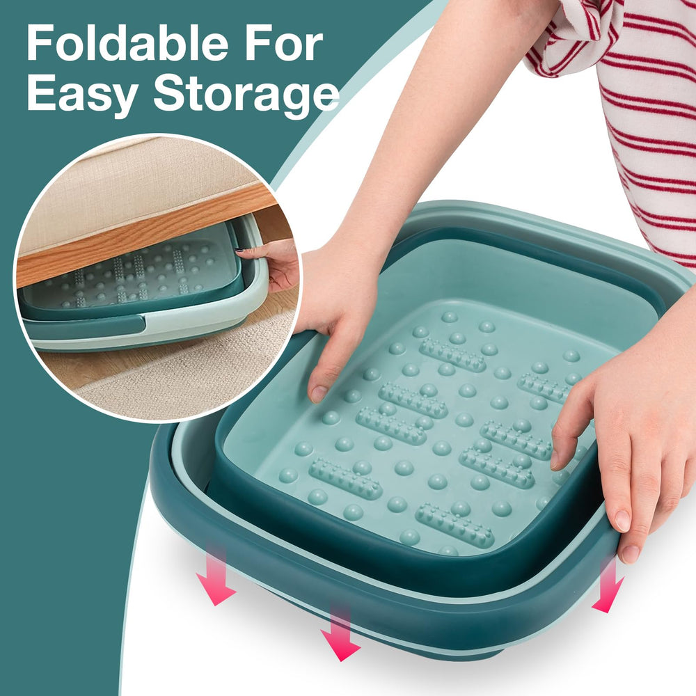 Udefineit foot bath basin 15L capacity shown for generous soaking space.