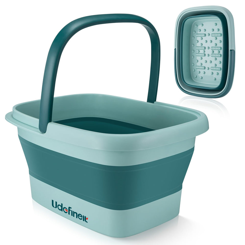 Udefineit foot bath basin bottom bumps provide targeted comfort during soak.