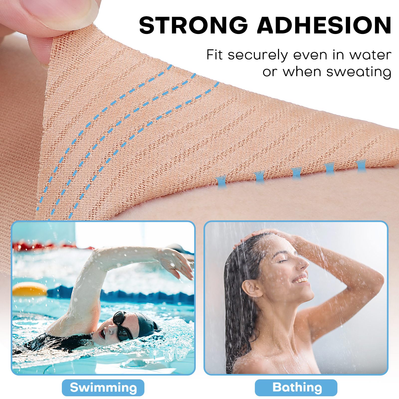 Udefineit tattoo cover-up tape adhesion demo shows strong staying power