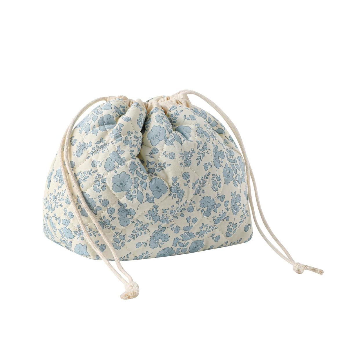 uekeboag bolsa de maquillaje cordón de algodón acolchado, ideal para viaje y organización.