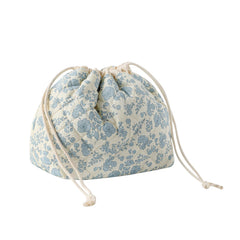uekeboag bolsa de maquillaje cordón de algodón acolchado, ideal para viaje y organización.