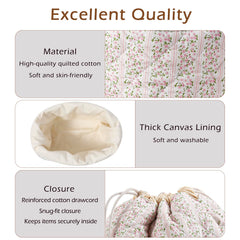 Uekeboag coquette pink makeup bag highlights floral pattern and stylish on-the-go accessory.