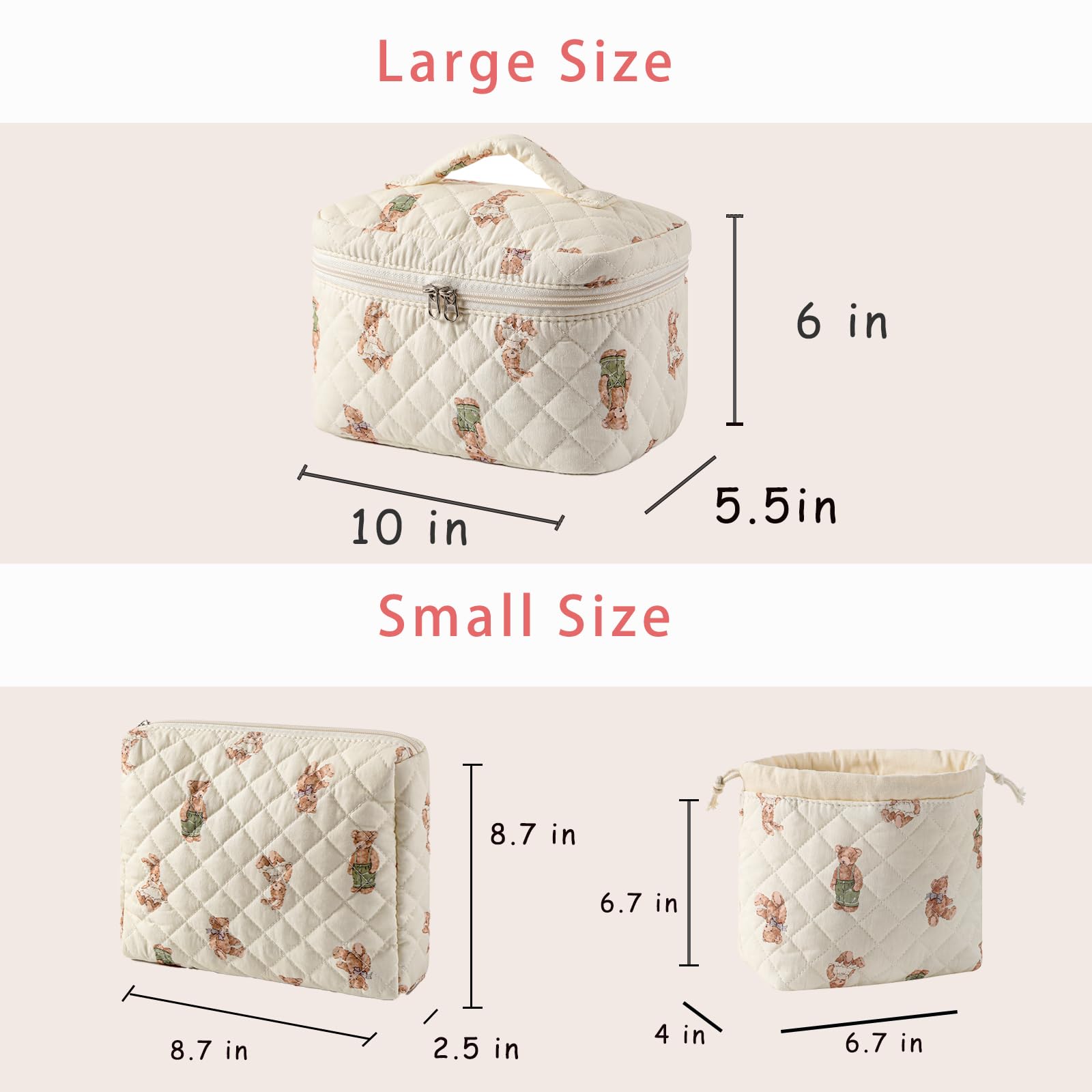 Uekeboag Coquette drawstring bag convenient stash for small items
