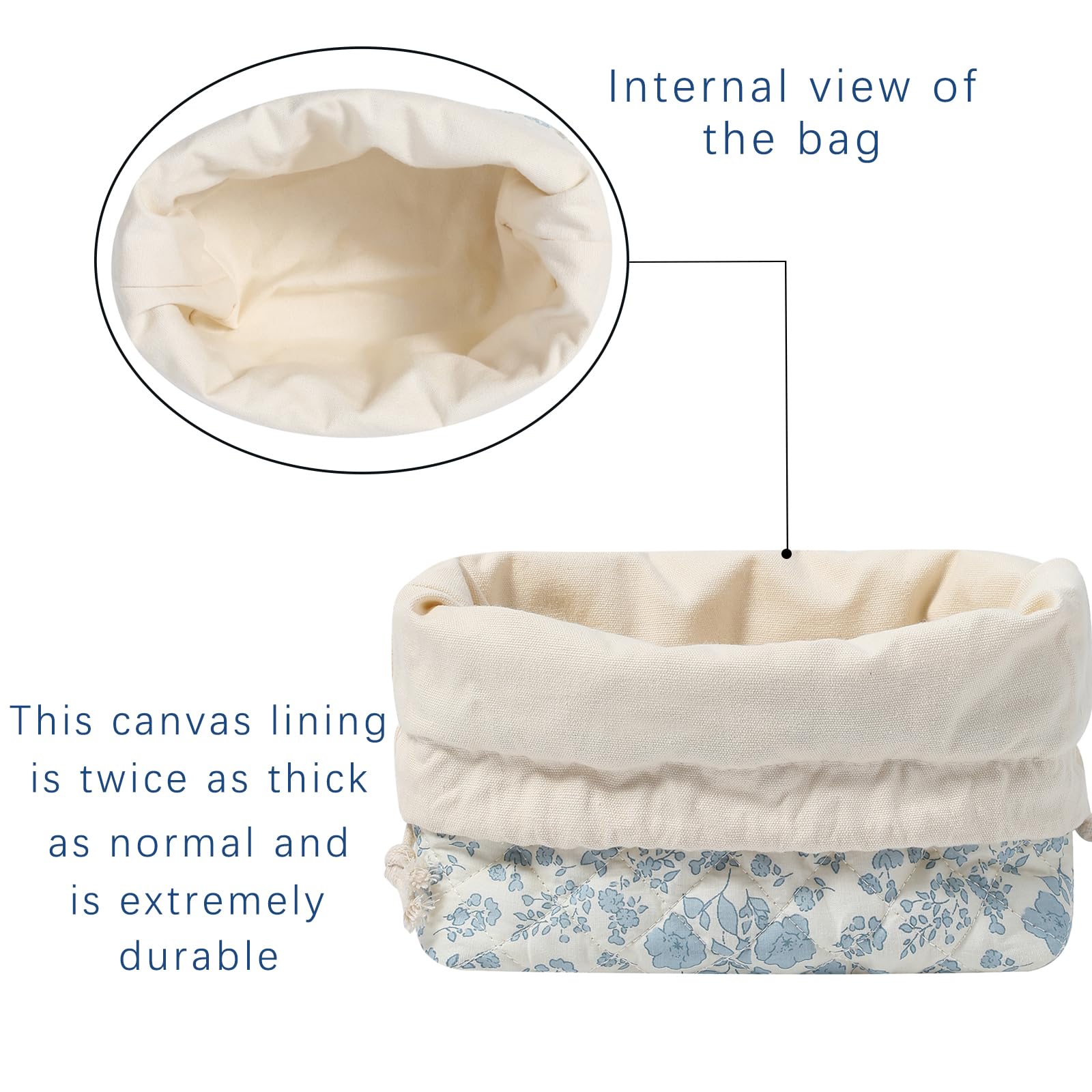 uekeboag makeup bag inside view reveals roomy compartment for cosmetics