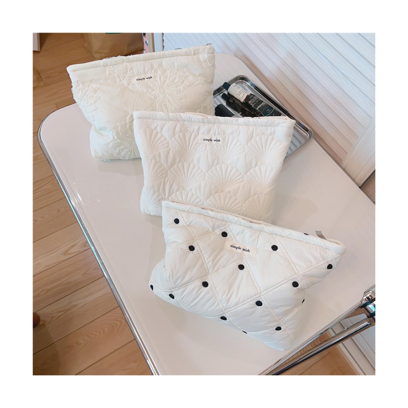 uekeboag lightweight durable fabric travel pouch for easy carry