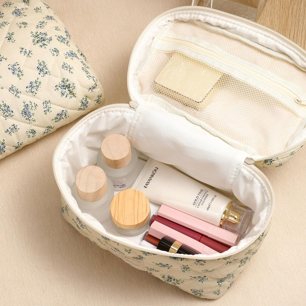 uekeboag lightweight durable makeup bag travel-friendly design with smooth zipper